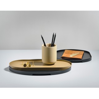 Zone Singles Bricka 35 cm Svart