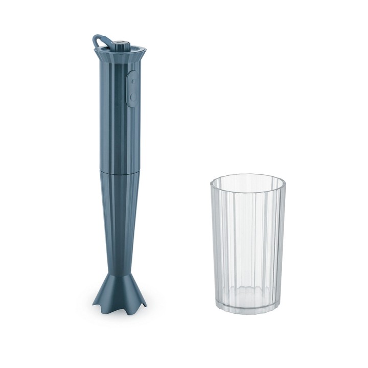 Alessi Plissé Stavmixer med Behållare Grå