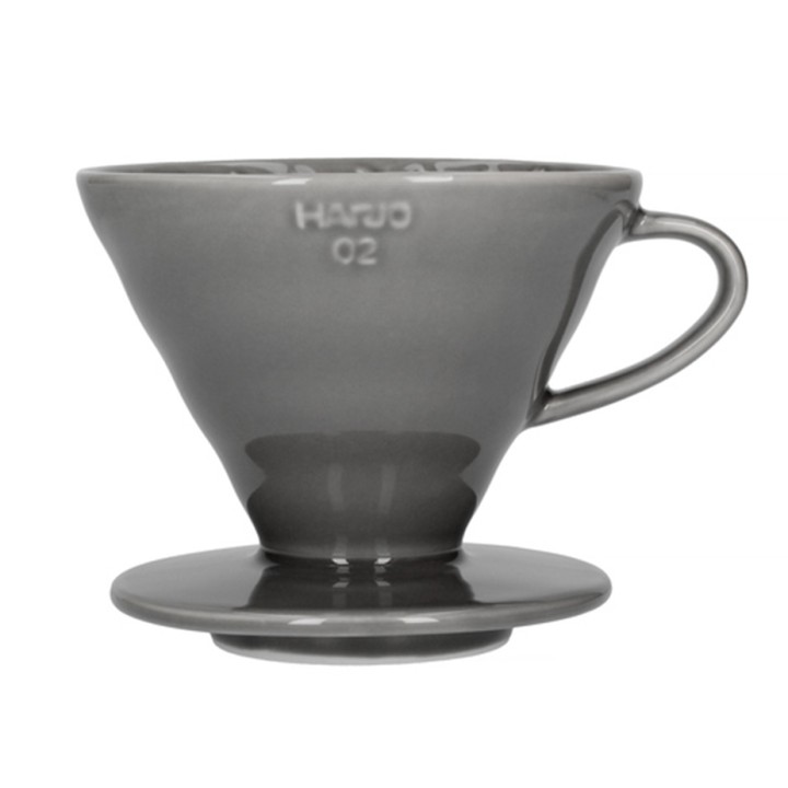 Hario V60-02 Keramisk Dripper Grå 2 koppar.