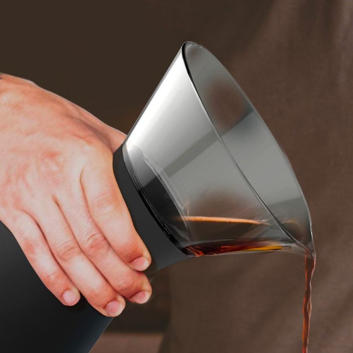 Asobu Isolerad Pour-over Kaffebryggare Svart