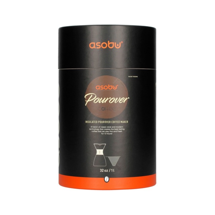 Asobu Isolerad Pour Over Kaffebryggare Svart