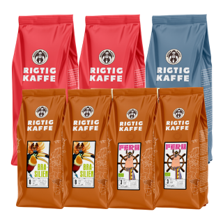Rigtig Kaffe Bästsäljare Mixpaket 4,6 kg
