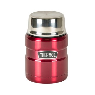 Thermos Termosflaska för mat 0,47 l Mörkröd