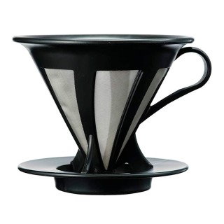 Hario Cafeor 02 Dripper Svart 2 Koppar.