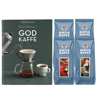 Grundbok i gott kaffe - Coffee Collective Inkl. 4x500g Rigtig Kaffe