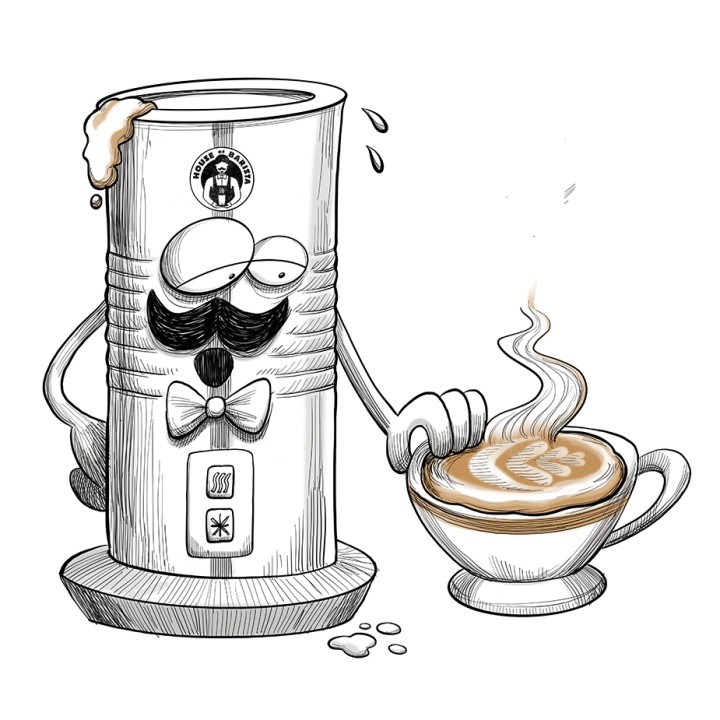 House of Barista Elektrisk mjölkskummare