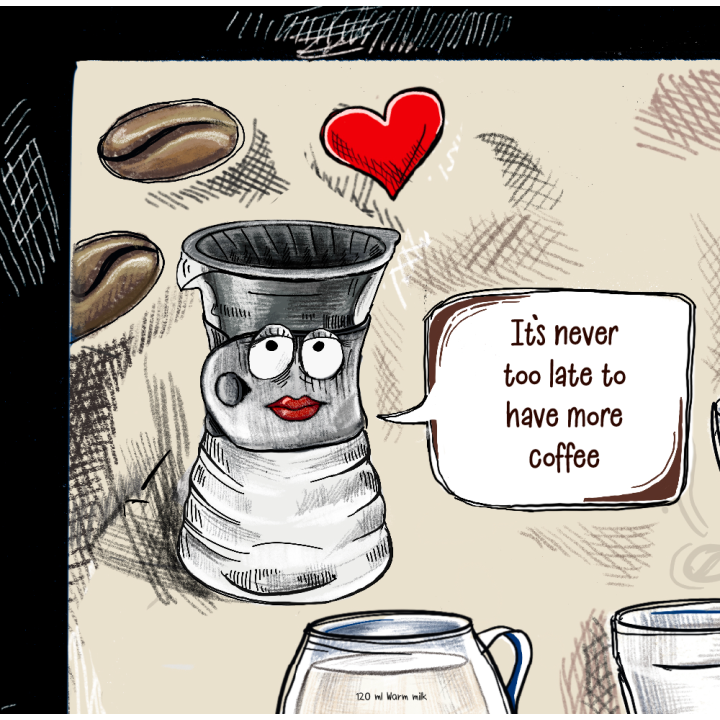 Kaffeaffisch Rigtig Kaffe KAFFEÄLSKARE 50x70cm