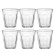Duralex Picardie Caféglas 25 cl 6 Stk