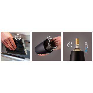 Vacu Vin Aktiv Vinkylare Svart