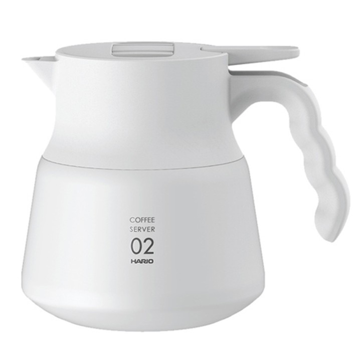 Hario V60-02 Rostfritt stål Plus Server 0,6 L Vit