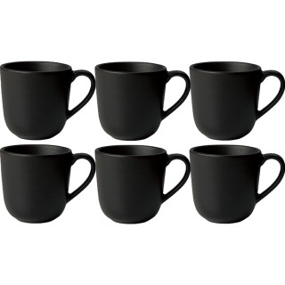 Aida RAW Kopp 20 cl 6 st Titanium svart