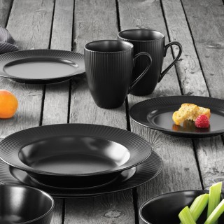 Aida Groovy Mugg med handtag 30 cl 4 st Svart