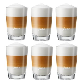 Jura Latte Macchiato-glas 22 cl 6 st