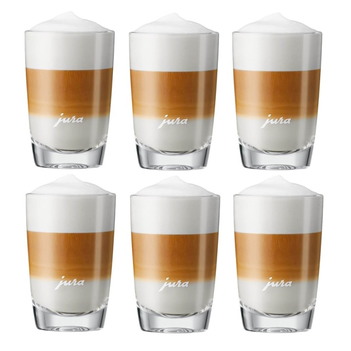 Jura Latte Macchiato-glas 22 cl 6 st