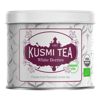 Kusmi Te White Berries 90 g

(Literal översättning: Kusmi Te Vita bär 90 g)