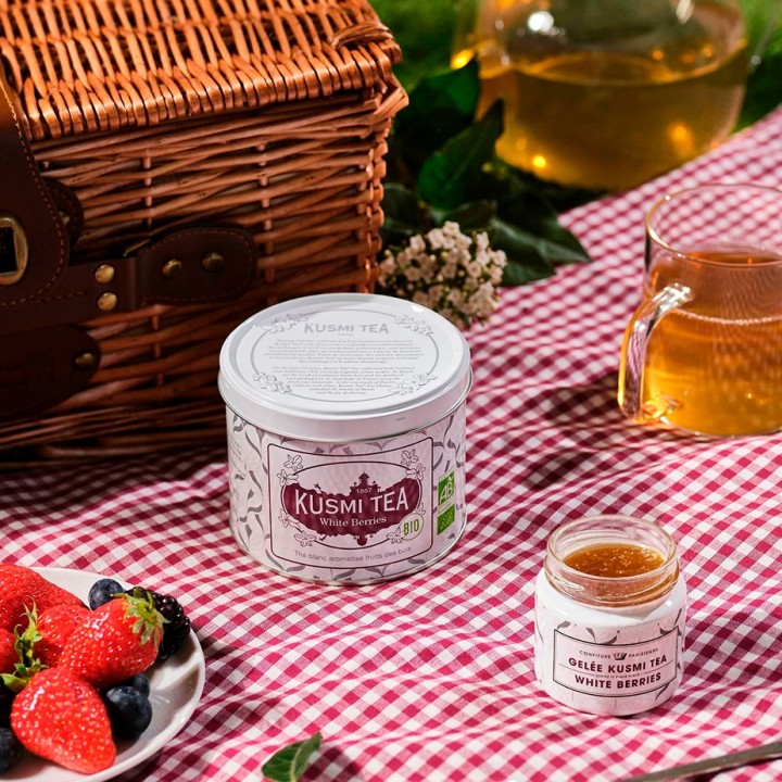 Kusmi Te White Berries 90 g

(Literal översättning: Kusmi Te Vita bär 90 g)