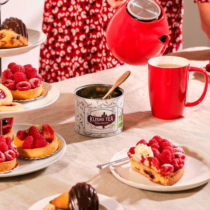 Kusmi Te White Berries 90 g

(Literal översättning: Kusmi Te Vita bär 90 g)