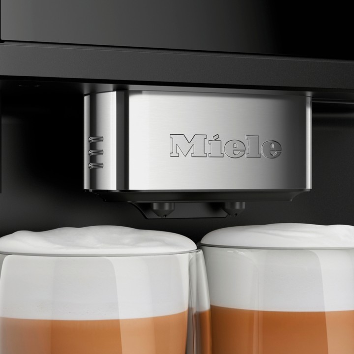 Miele CM 6560 MilkPerfection Obsidiansvart PearlFinish Espressomaskin
