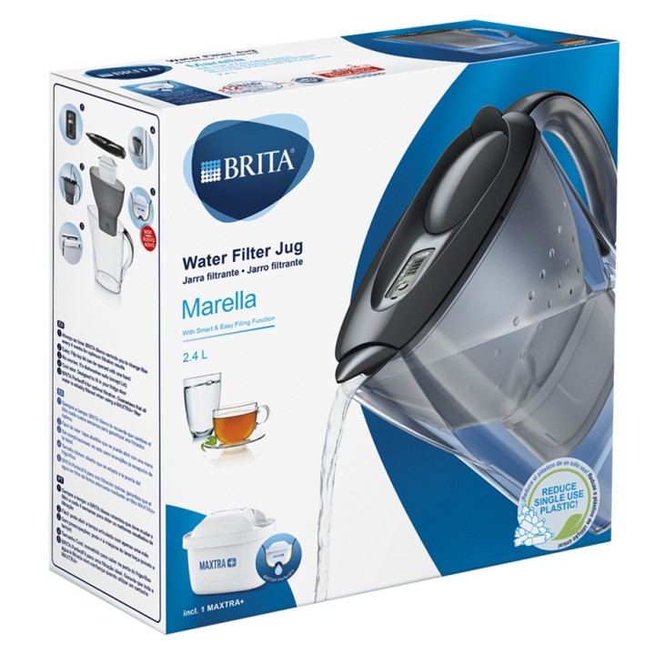 BRITA Marella 2,4 l Grå inkl. 1 Maxtra+ filter