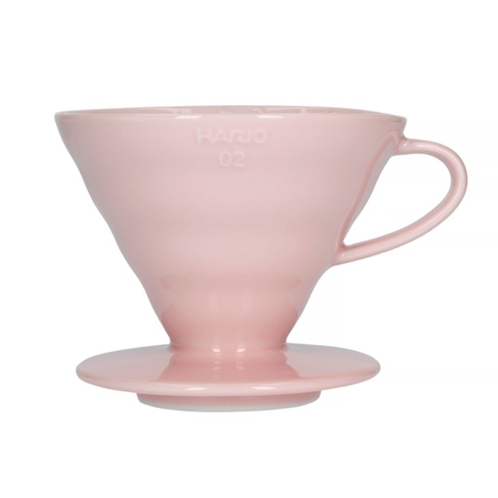 Hario V60-02 Keramisk Dripper Rosa 2 koppar.