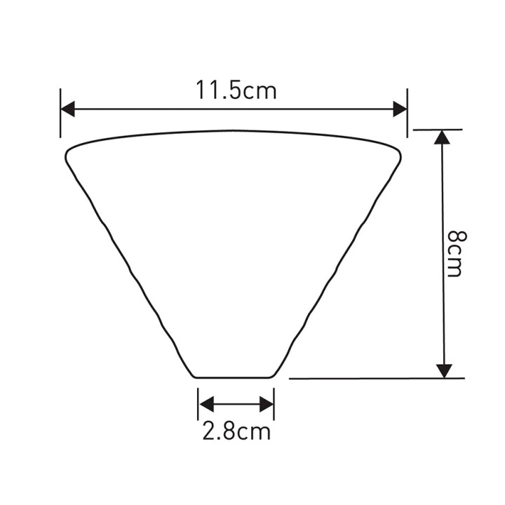 Loveramics Brewers Strong Dripper Vit 2 koppar.
