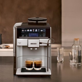 Siemens TE655203RW EQ6 s500 Espressomaskin inkl. skötselpaket, behållare & 2 kg kaffe