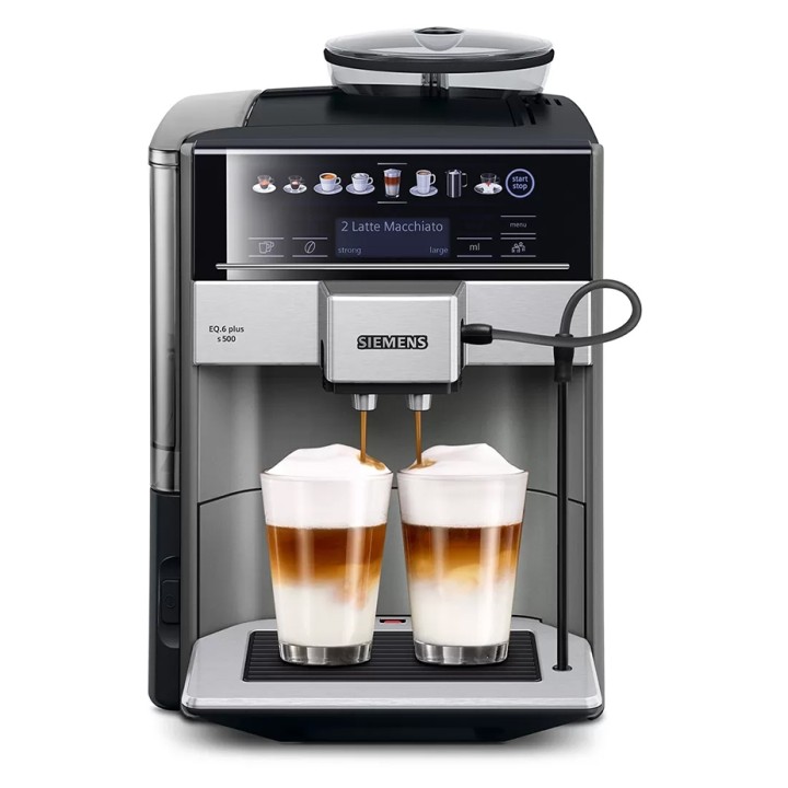 Siemens TE655203RW EQ6 s500 Espressomaskin inkl. skötselpaket, behållare & 2 kg kaffe