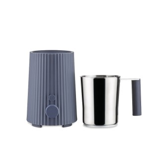 Alessi Plissé Pulcina Elektrisk Mjölkskummare Grå