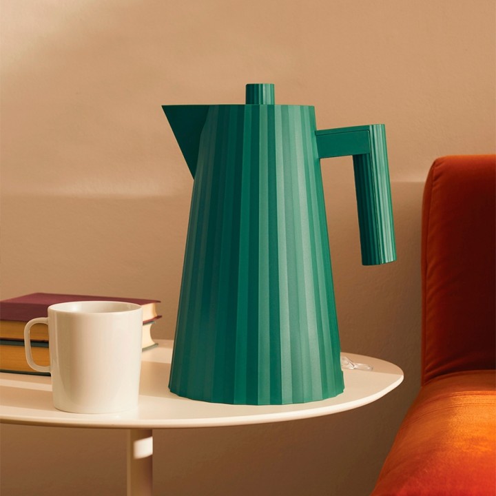 Alessi Plissé Vattenkokare 1,7 L Grön