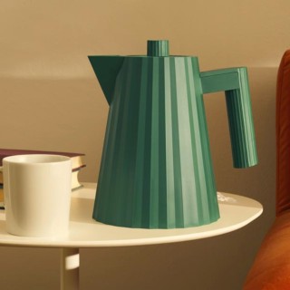 Alessi Plissé Vattenkokare 1 L Grön