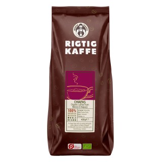 Rigtig Kaffe Ekologisk Chiapas 400g Hela kaffebönor