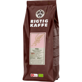 Rigtig Kaffe Ekologisk Peru 400 g Hela kaffebönor