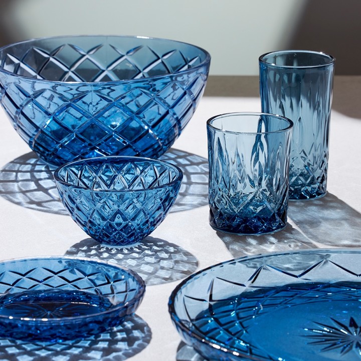 Lyngby Sorrento Highballglas 38 cl 4 st Blå