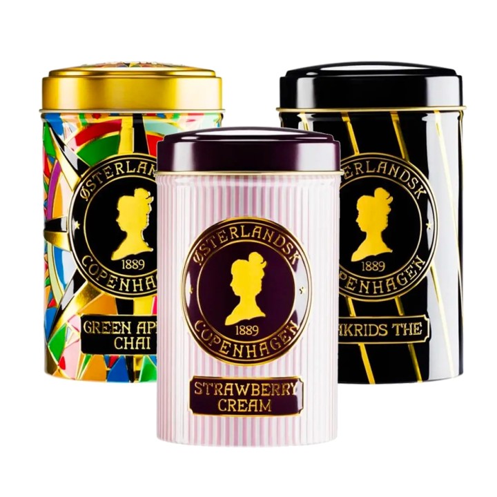 Østerlandsk Thehus Mix 3 x 125g Jordgubbe, Lakrits & Grönt äpple Chai