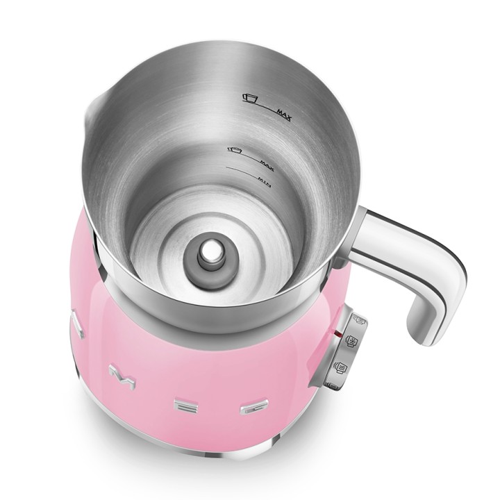 Smeg MFF01PKEU Mjölkskummare Rosa