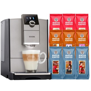 Nivona NICR 795 Titan espressomaskin inkl. 4,2 kg Rigtig Kaffe