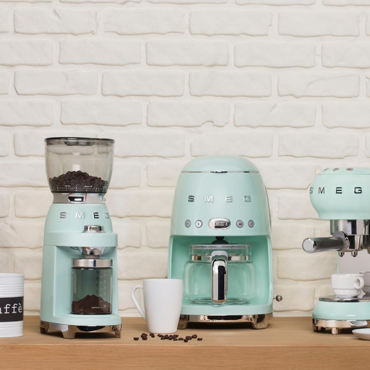 Smeg CGF11PGEU Kaffekvarn Pastellgrön