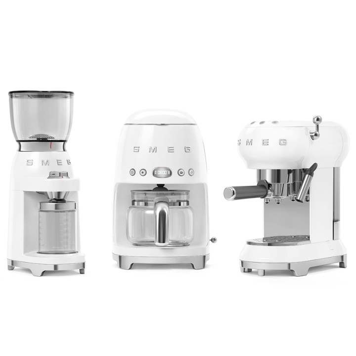 Smeg CGF01WHEU Kaffekvarn Vit