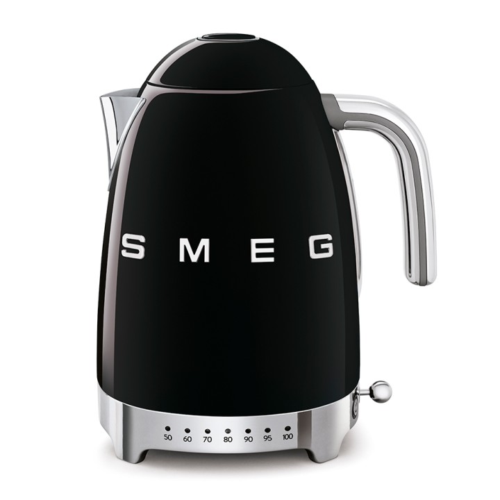 Smeg KLF04BLEU Vattenkokare m. Temperatur 1,7L Svart