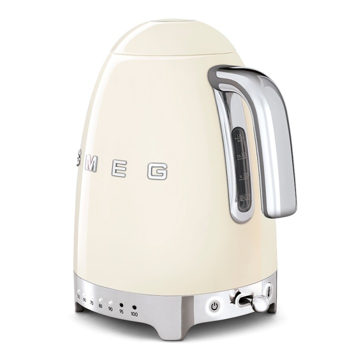 Smeg KLF04CREU Vattenkokare med temperaturkontroll 1,7 L Creme
