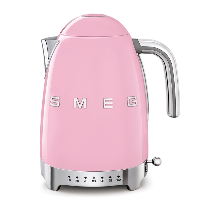 Smeg KLF04PKEU Vattenkokare med temperatur 1,7L Rosa
