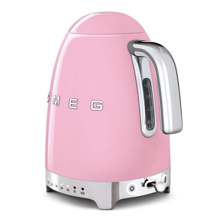 Smeg KLF04PKEU Vattenkokare med temperatur 1,7 L Rosa