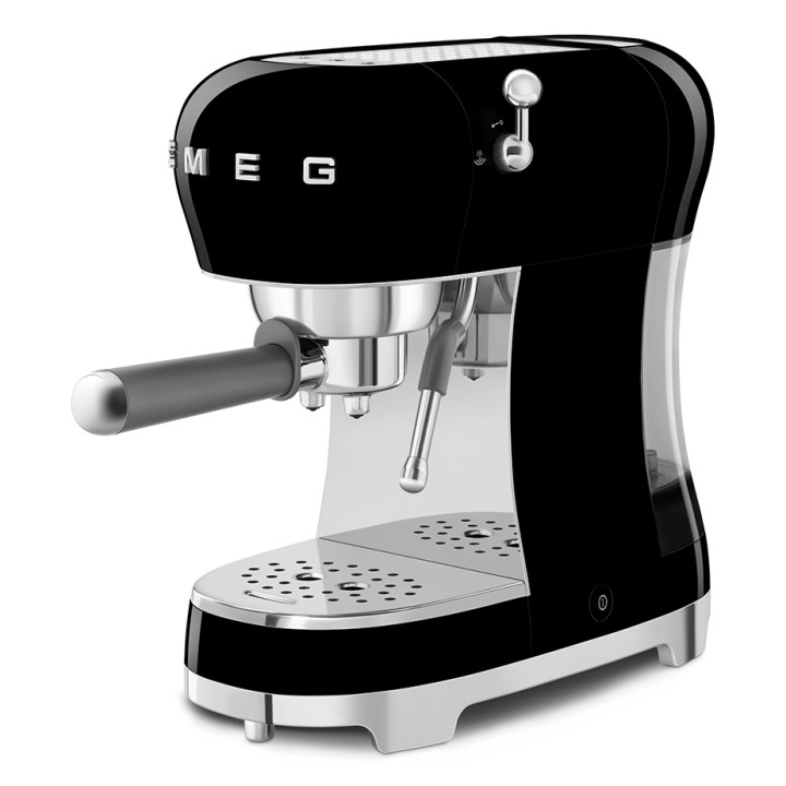 Smeg ECF02BLEU Espressomaskin Svart