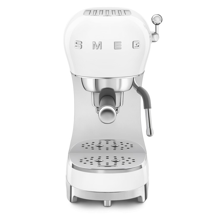 Smeg ECF02WHEU Espressomaskin Vit