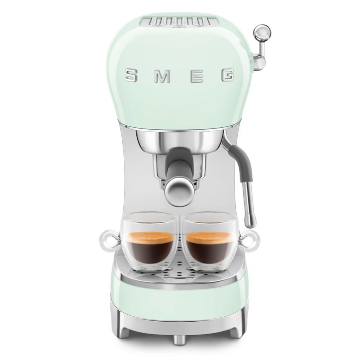 Smeg ECF02PGEU Espressomaskin Pastellgrön