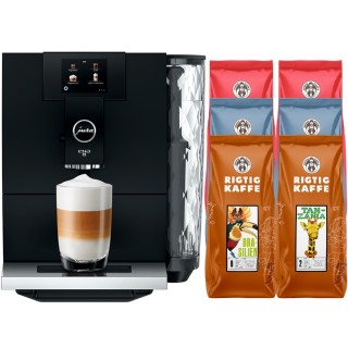 Jura ENA 8 (EC) Full Metropolitan Black espressomaskin inkl. 2,8kg Rigtig Kaffe