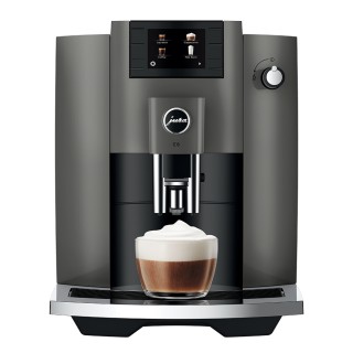Jura E6 (EC) Dark Inox espressomaskin inkl. 2,8 kg Rigtig Kaffe