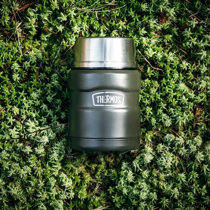 Thermos Mattermosflaska 0,47 L Mörkröd