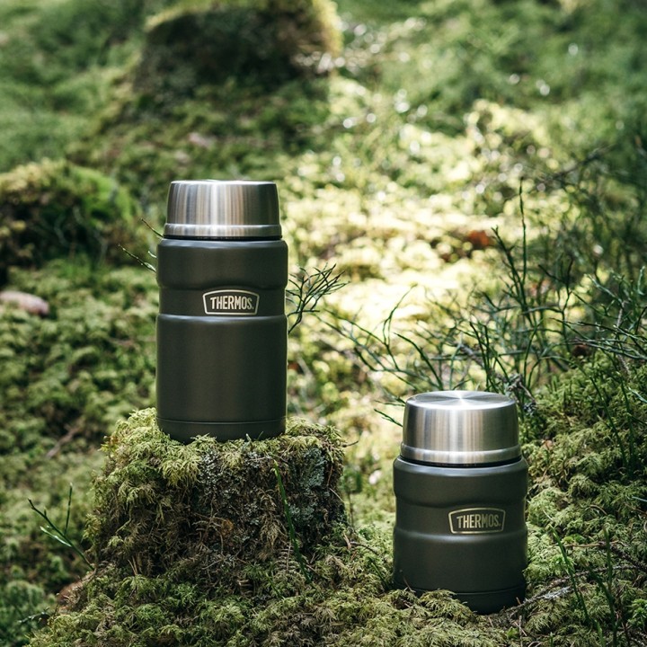 Thermos Mattermosflaska 0,47 L Mörkröd
