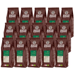 Rigtig Kaffe Ekologisk Chanchamayo 15x400 g Hela kaffebönor